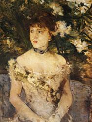 Berthe Morisot Young Woman in Evening Dress China oil painting art